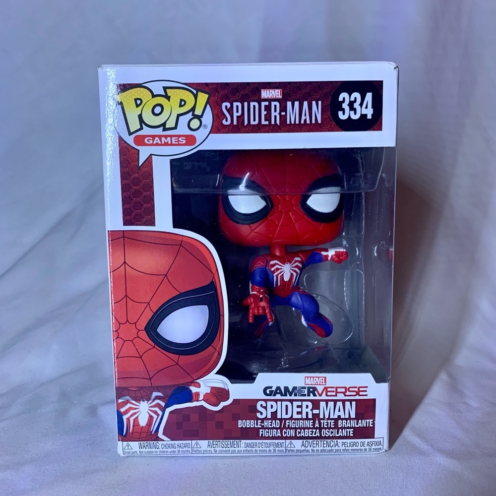 Funko Pop Spider-man - Spider-man / Game Bobble-head Vinyl Figure # 334